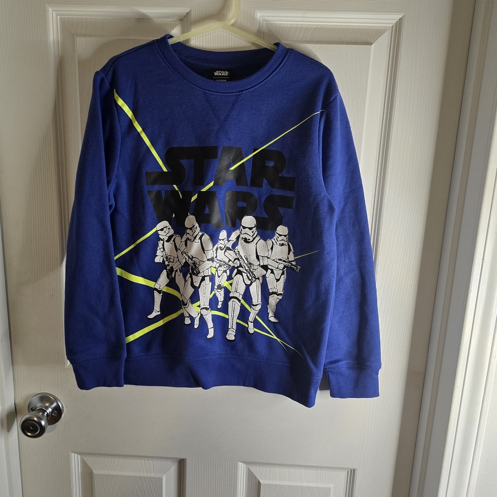 Star Wars Spotted Zebra Blue Top